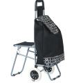 folding chair trolley with wheels